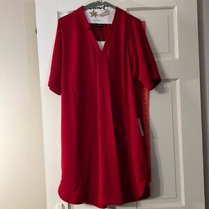 True red dress WITH pockets! NWT